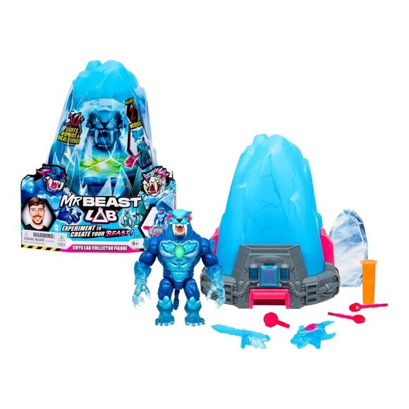 Mr Beast Lab~Cryo Lab Mystery Collector Figure Exclusive Playset, 30+ Lights~NIB - Picture 3 of 6